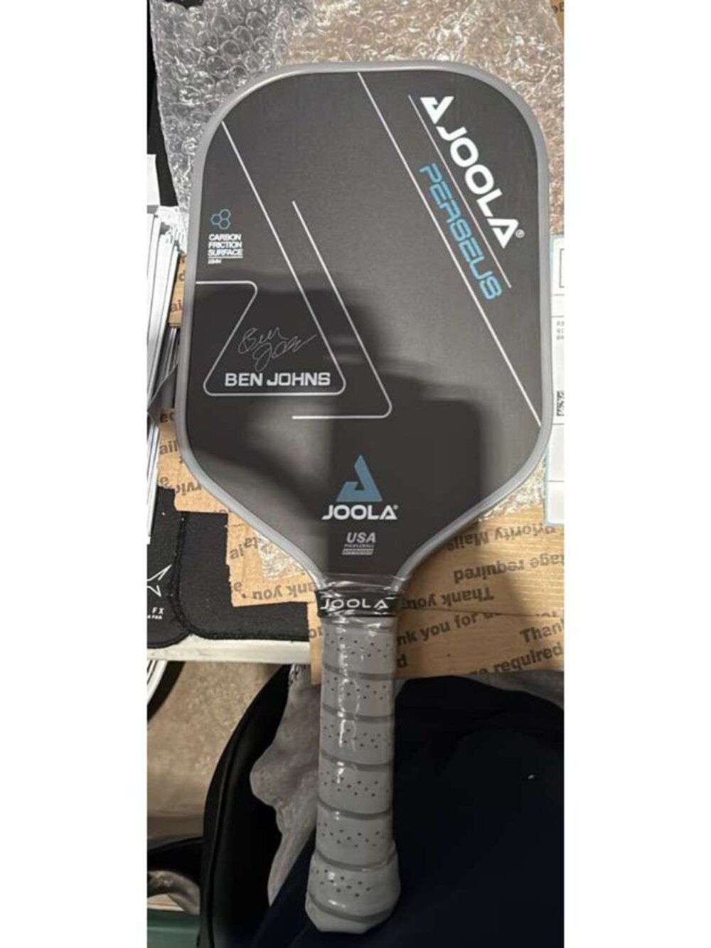 JOOLA Ben Johns Perseus 16mm Pickleball Paddle Carbon Friction Surface NEW